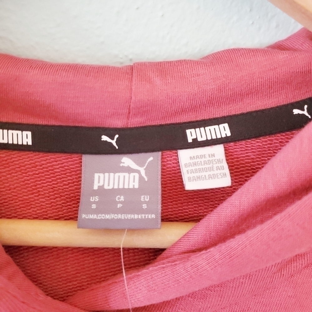PUMA - Women's Amplified Cropped Hoodie Size S - Picture 6 of 9